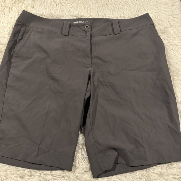 Nike Golf Tour Performance womens golf shorts cri fit 16 gray - Picture 1 of 10